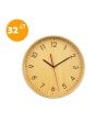 Reloj de Pared en Madera para Decoración Hogareña