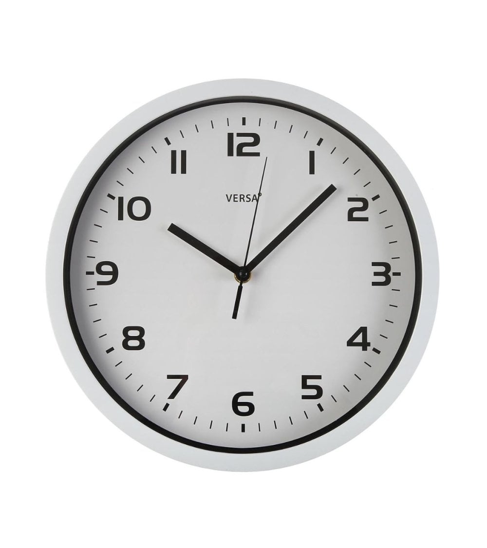 Reloj de Pared Blanco Clásico