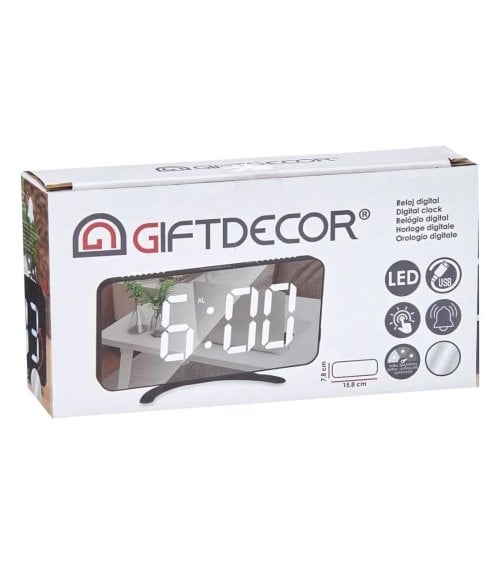 Reloj de Sobremesa Digital Espejo