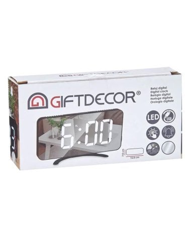 Reloj de Sobremesa Digital Espejo