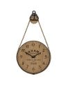 Reloj de Madera con Polea