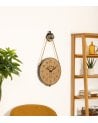 Reloj de Madera con Polea