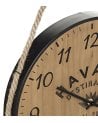 Reloj de Madera con Polea