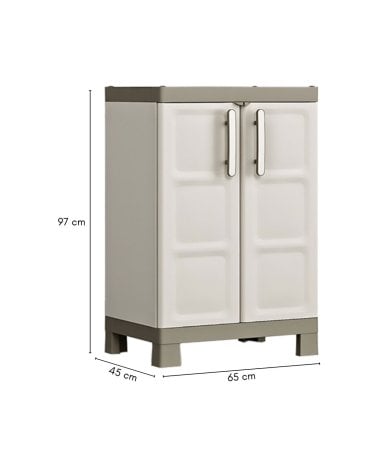 Armario Bajo con 2 Baldas Regulables