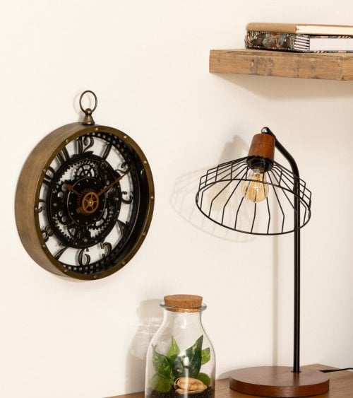 Reloj de Pared con Mecanismo Vintage