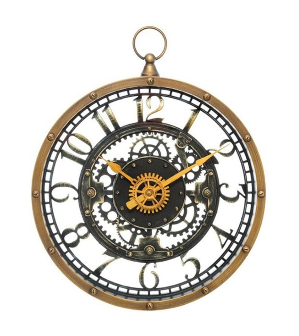 Reloj de Pared con Mecanismo Vintage