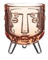 Portavelas de Vaso de Cristal Diseño Moderno