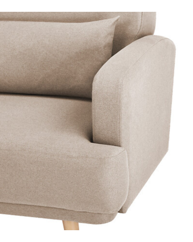 Sofá Cama Beige Jack 3 Plazas