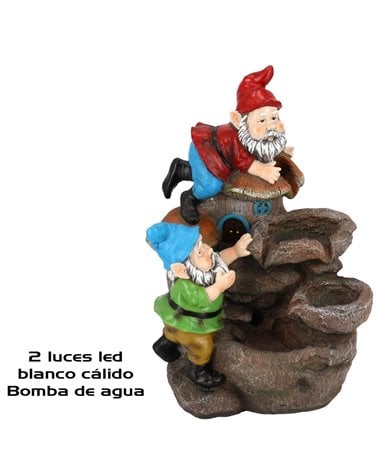 Fuente de Agua con Luz Led de Tres Niveles