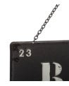 Placa Decorativa Colgante en Metal de Estilo Industrial