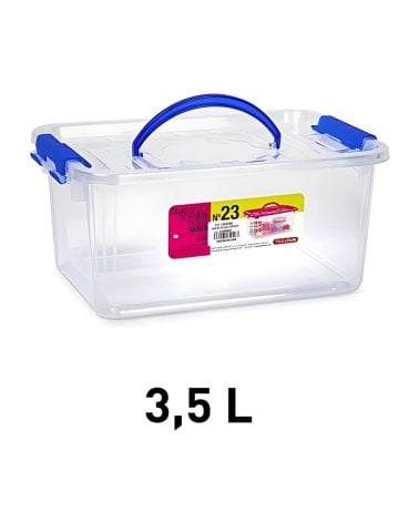 Caja Hermética con Asa Plastic Forte
