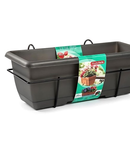 Jardinera para Balcón Antracita