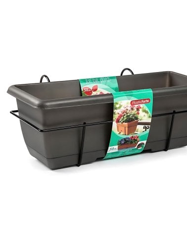 Jardinera para Balcón Antracita
