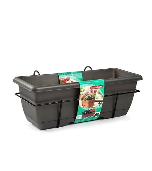 Jardinera para Balcón Antracita