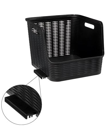 Cesta Organizadora con Apertura de Plástico