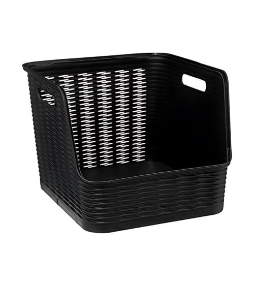 Cesta Organizadora con Apertura de Plástico