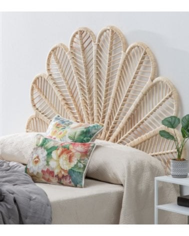 Cabecero de Ratán Flor