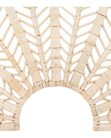 Cabecero de Ratán Flor