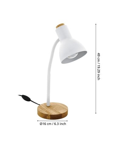 Lámpara de Mesa Veradal Mate