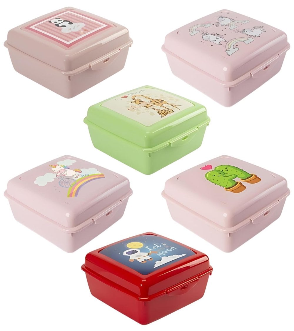 Fiambrera Cuadrada Sapporo de Plástico