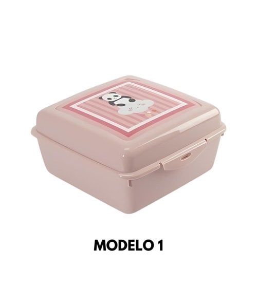 Fiambrera Cuadrada Sapporo de Plástico