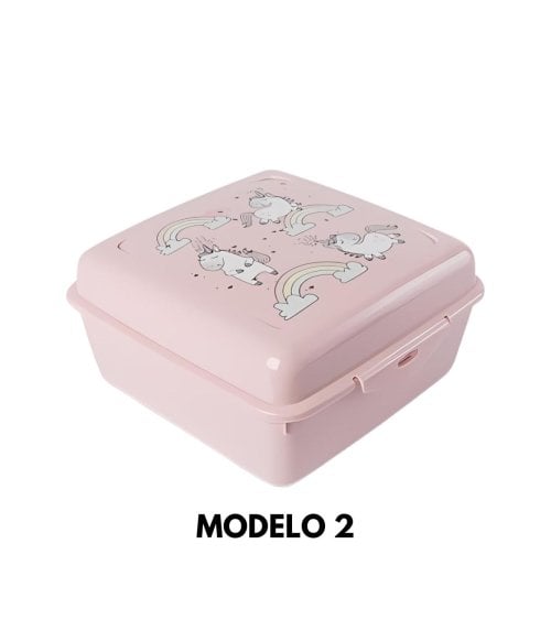 Fiambrera Cuadrada Sapporo de Plástico