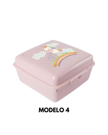 Fiambrera Cuadrada Sapporo de Plástico