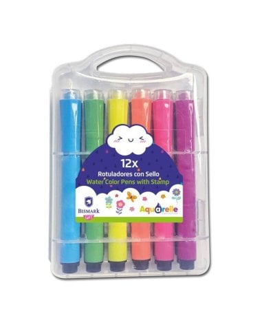 Set de 12 Rotuladores con Sello