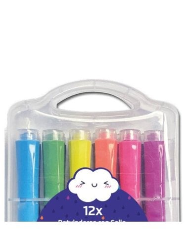 Set de 12 Rotuladores con Sello