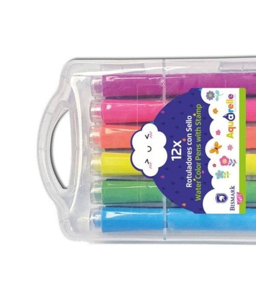 Set de 12 Rotuladores con Sello
