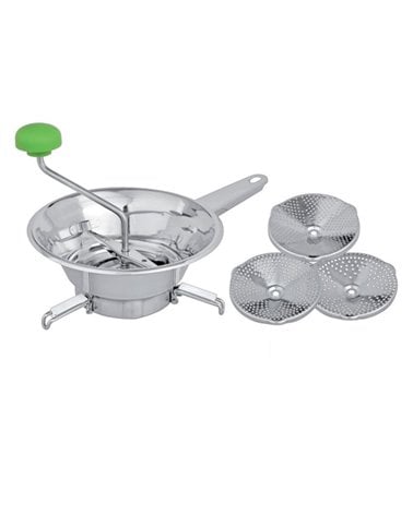 Pasapurés con Tres discos y Patas Abatibles de 20 de Diámetro en Inox