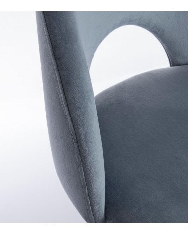 Silla de Oficina Giratoria de Terciopelo Linzey