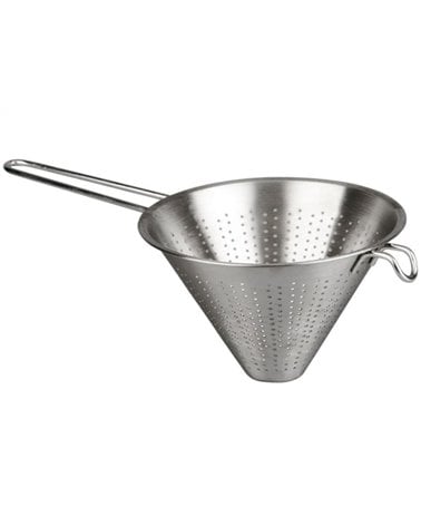 Colador Chino con Mango de Acero Inoxidable