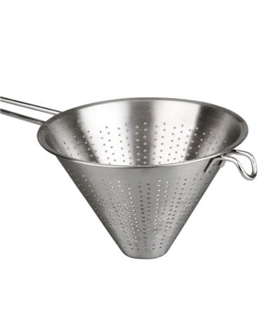 Colador Chino con Mango de Acero Inoxidable
