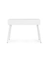 Consola de 3 Cajones de Madera en Color Blanco y Natural Charley