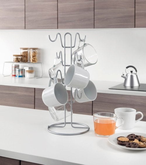 Organizador Metálico de Tazas Vertical