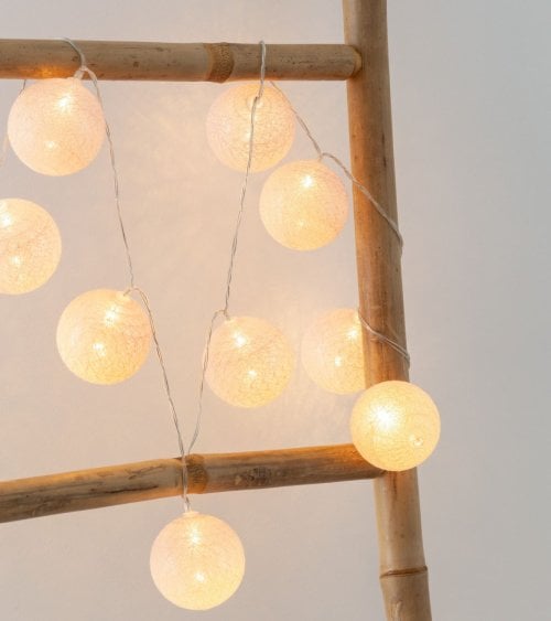 Guirnalda Decorativa de 10 Bolas LED