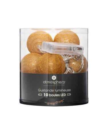 Guirnalda Decorativa de 10 Bolas LED