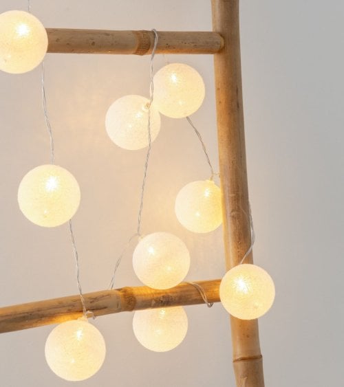 Guirnalda Decorativa de 10 Bolas LED