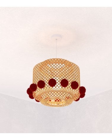 Lámpara Colgante Infantil Liby de Bambú