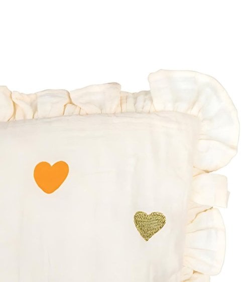 Cojín Infantil de Corazones Coloridos