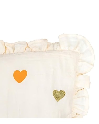 Cojín Infantil de Corazones Coloridos