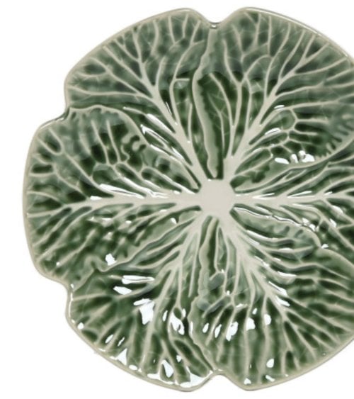 Plato Llano de Repollo Verde Gres