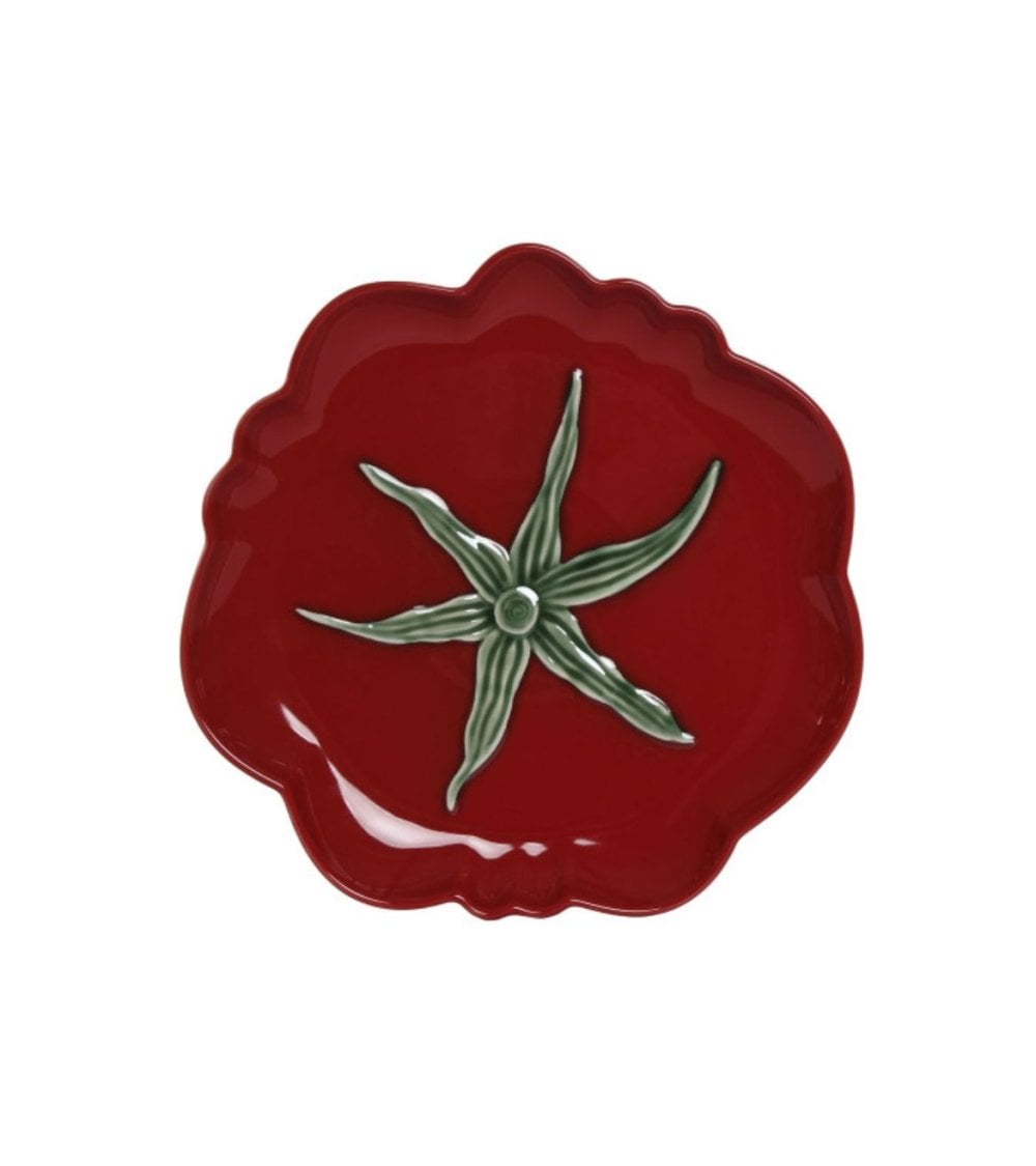 Plato Llano de Tomate Gres
