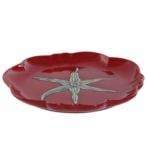 Plato Llano de Tomate Gres