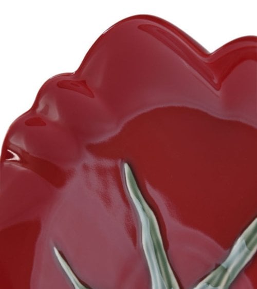 Plato Llano de Tomate Gres