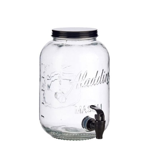 Dispensador de Cristal para Bebidas con Grifo