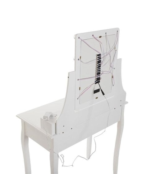 Tocador Glam con Luces y Compartimientos