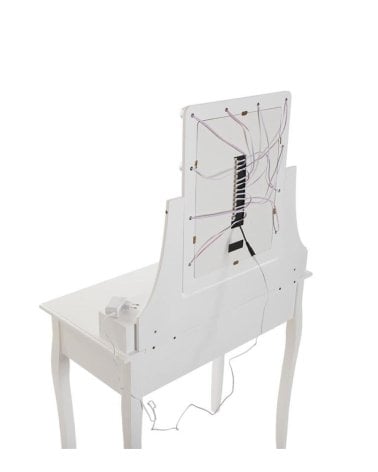 Tocador Glam con Luces y Compartimientos