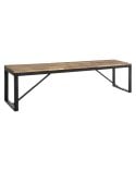 Banco de Comedor Edena de Acero y Madera de Acacia